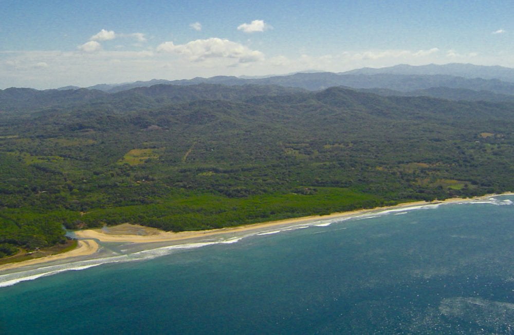 Avellanas River mouth